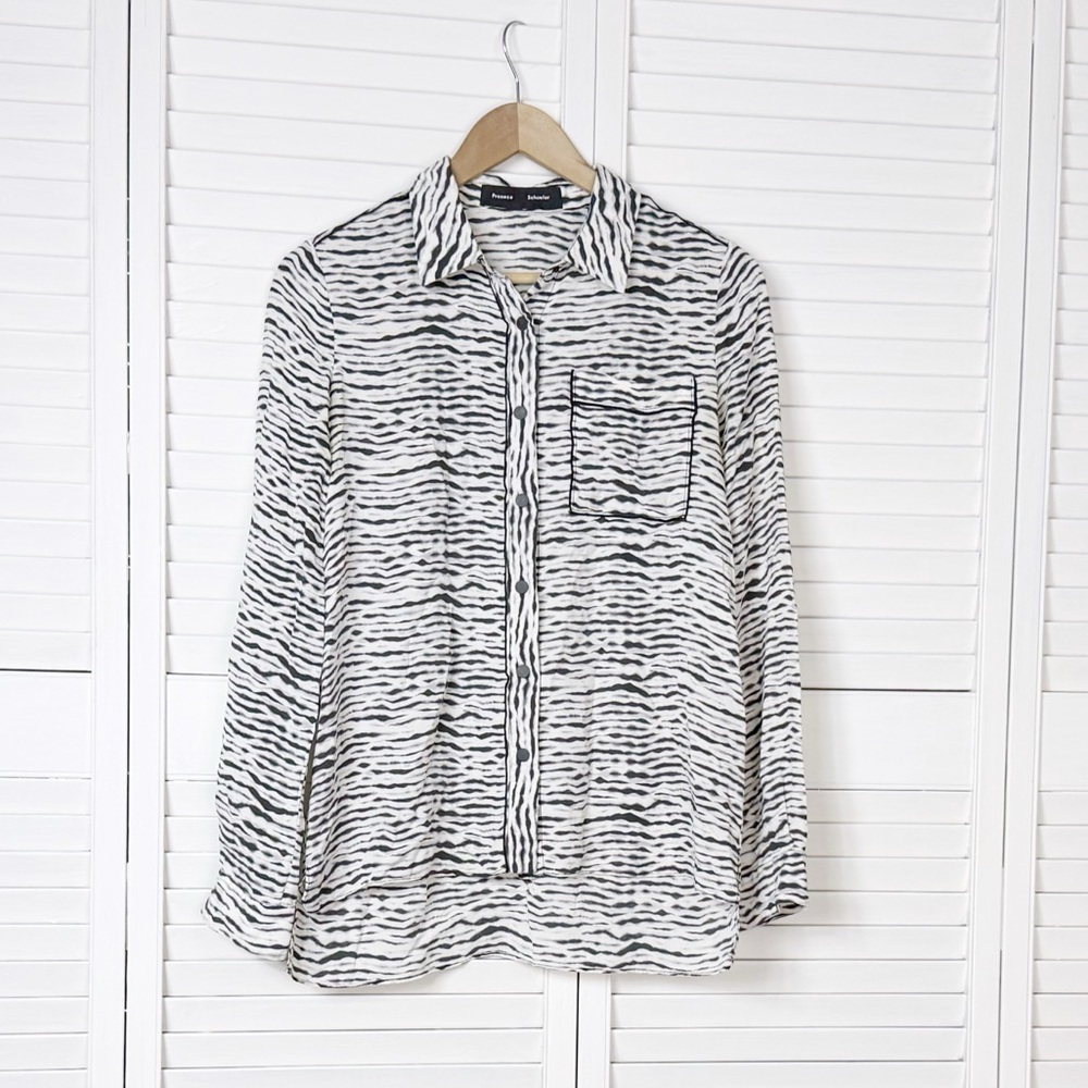 Proenza Schouler silk blouse for upcycling